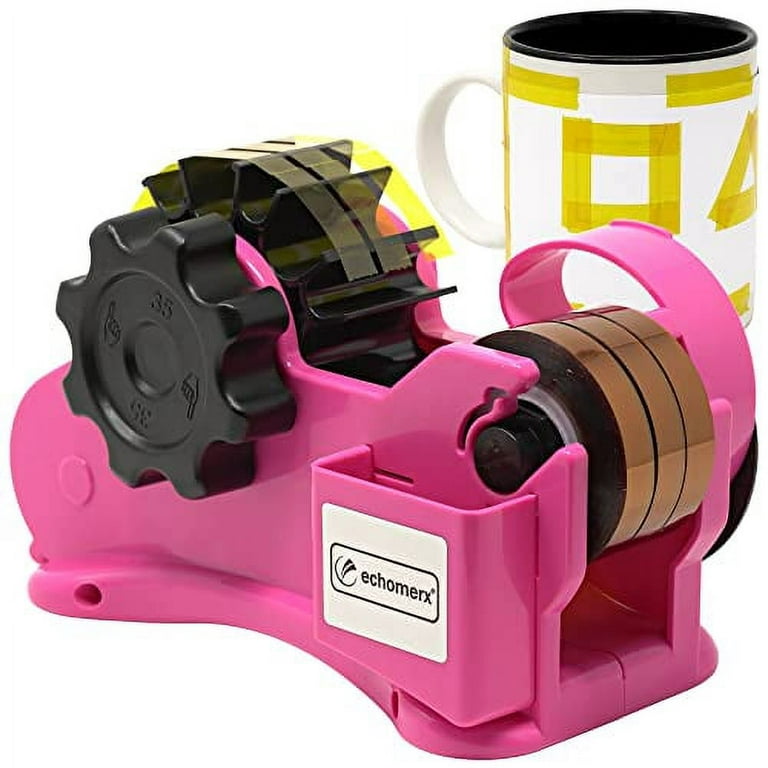 Echomerx Multi-Roll Heat Tape Dispenser Sublimation - Best Cut Heat  Resistant Thermal Tape for Sublimation Transfer, Pen Holder, 1 and 3 inch  Core, Optional Heat Press Tape Pack, Pink price in Saudi