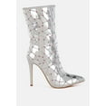 thumbnail image 1 of Echostage Rhinestones Embellished Metallic Boots, 1 of 10