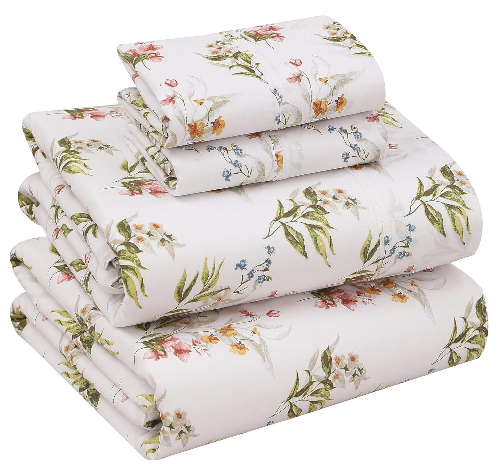 Queen Bed Cotton Rich Percale Extra Length Fitted Sheet