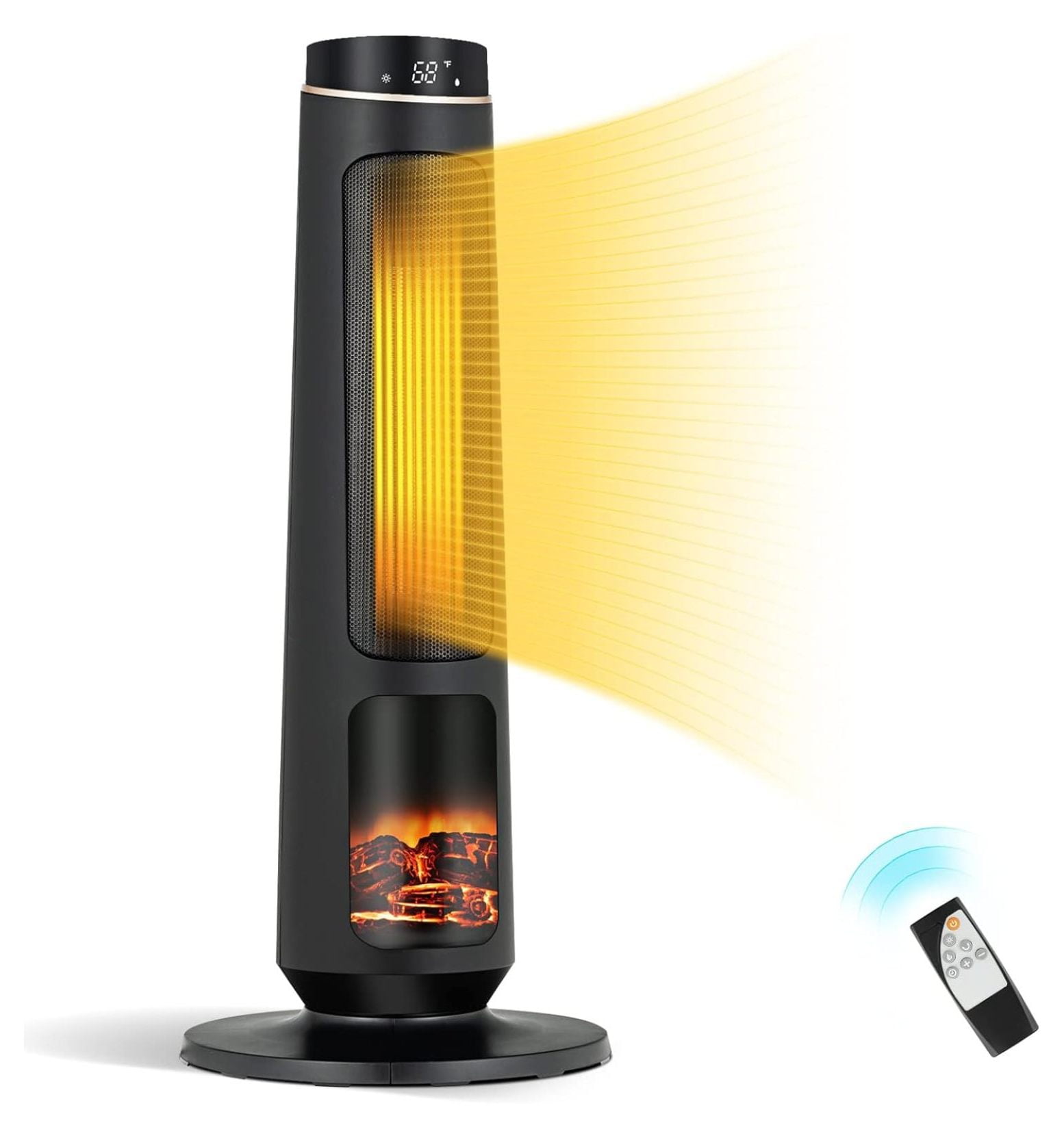 Best Ceramic Space Heater For Large Room Echoworld Electric Space Heater for Large Room, 30" PTC Fast Heating