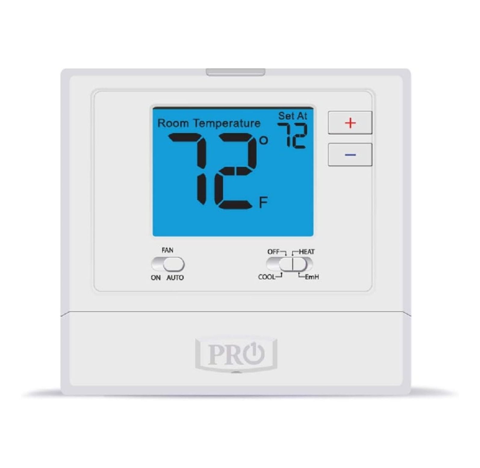 Echoworld Pro1 T721 Non-Programmable 2H/1C Heat Pump Thermostat , Blue