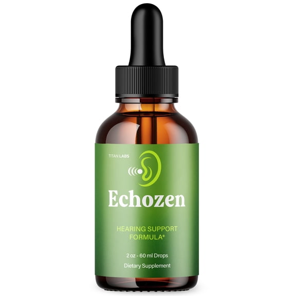 Echozen Advanced Formula Ear Health Support Drops Hearing Supplement Echo Zen 30 Servings