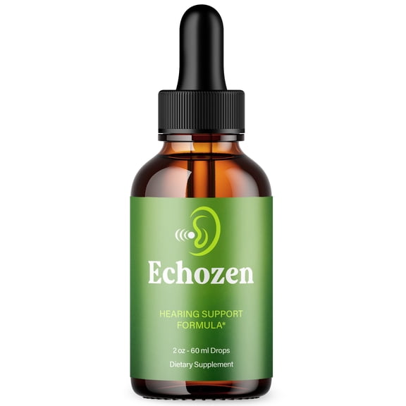 Echozen Ear Health Support Drops Natural Formula Healthy Hearing Supplement Echo Zen 30 Servings
