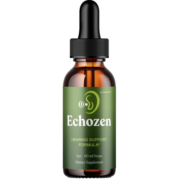 Echozen Healthy Ear Drops Support Supplement – Echo Zen Liquid Ear Ringing Relief for Hearing Support, 1 Pack, 1 Month Supply