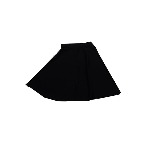 Eci Black Textured A-Line Skirt L