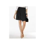 Eci Faux Wrap Skirt Black XL