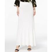 Eci Ruffled Maxi Skirt Ivory S