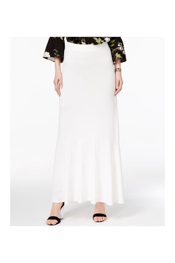 Ruffled Maxi Skirt Ivory S