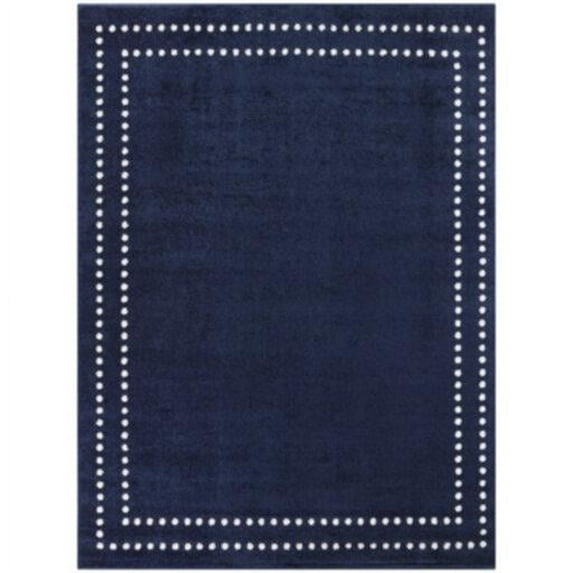 Eckert Dot Border Area Rug
