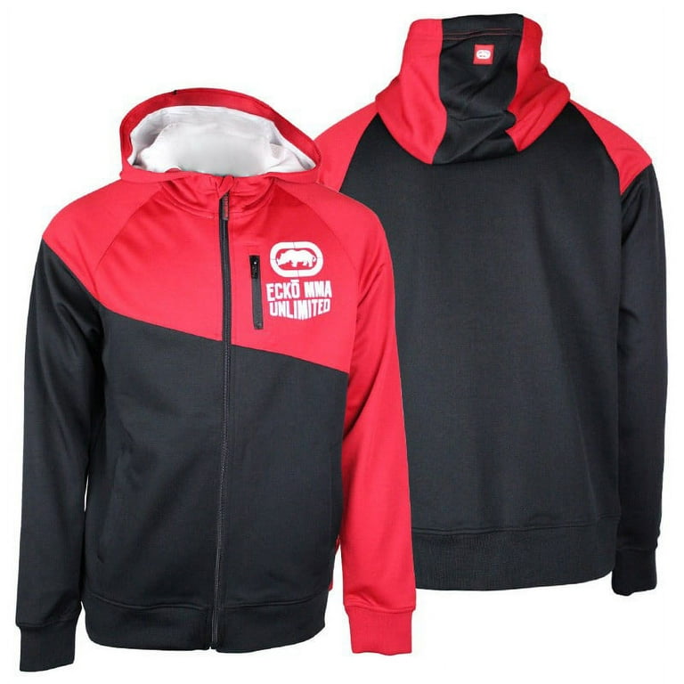 Ecko MMA Mens Team Ecko Hoodie - Black/Red - Walmart.com
