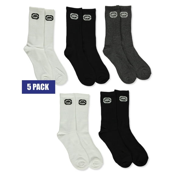 Ecko Unltd Boys' 5-Pack Crew Socks - multi, 4 - 6 (Little Boys)