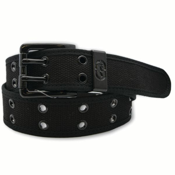 小物 KAMIEN DOUBLE HOLE BELT emostanceclub generic Double Grommet Hole Cloth Belt, Waist Strap