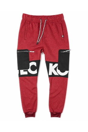 Ecko Unltd Men's Fleece Jogger Pants-Red Marled, Size XL