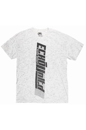 Men's Logo T-Shirt-White/Space Dye, Size M