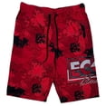 thumbnail image 1 of Ecko Unltd Men's Reflective Puff Print Activewear Shorts (Medium, Red Sponge Camo), 1 of 4