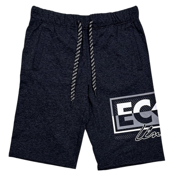 Ecko Unltd Men's Reflective Puff Print Activewear Shorts (X-Large, Jet Black Flyknit)