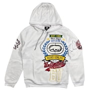 Ecko Unltd Men's Sherpa Logo White Pullover Fleece Hoodie Large, White