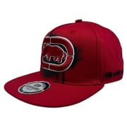 Ecko Unltd Men's Snapback Hat 3D Embroidered Logo Splatter Print Red Cap