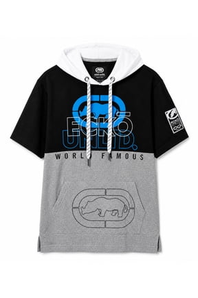 Ecko Unltd Men's Spring/Summer Hoodie Shirt-Grey Marled, Size M