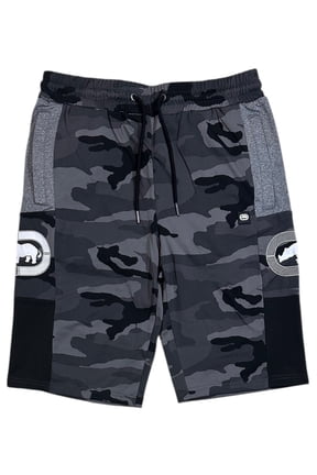Ecko Unltd Men's Street Camo Activewear Shorts (Small, Camo)