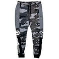 thumbnail image 1 of Ecko Unltd Men's Sweatpants Camo Colorblock Lightweight Fabric ActivewearJogger (Small, Street Camo), 1 of 5