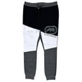 thumbnail image 1 of Ecko Unltd Men's Sweatpants Colorblock Fleece Jogger (Medium, Black/White/Heather Grey), 1 of 3