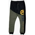 thumbnail image 1 of Ecko Unltd Men's Sweatpants Colorblock Puff Print Fleece Jogger (Medium, Olive/Black Heather), 1 of 4