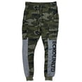 thumbnail image 1 of Ecko Unltd Men's Sweatpants Combat Camo Coloblock Cargo Pockets Fleece Jogger (Small, Combat Camo), 1 of 4