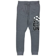 Ecko Unltd Mens Sweatpants Embroidered Logo Fleece Jogger Medium, Grey