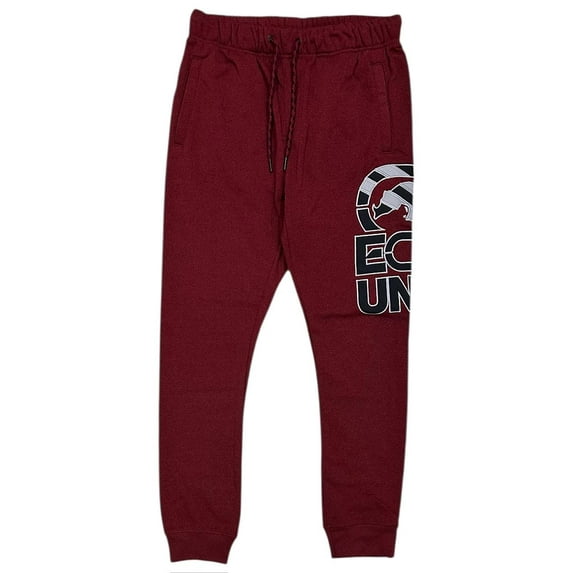 Ecko Unltd Men's Sweatpants Embroidered Logo Fleece Jogger (XXX-Large, Red)