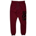 thumbnail image 1 of Ecko Unltd Men's Sweatpants Embroidered Red Felt Logo Black Fleece Jogger (XX-Large, Red), 1 of 3
