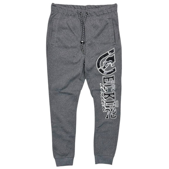 Ecko Unltd Men's Sweatpants Embroidered Since '72 Fleece Jogger (Medium, Grey Marled)