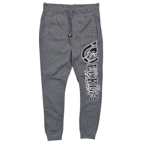 Ecko Unltd Men's Sweatpants Embroidered Since '72 Fleece Jogger (X-Large, Grey Marled)