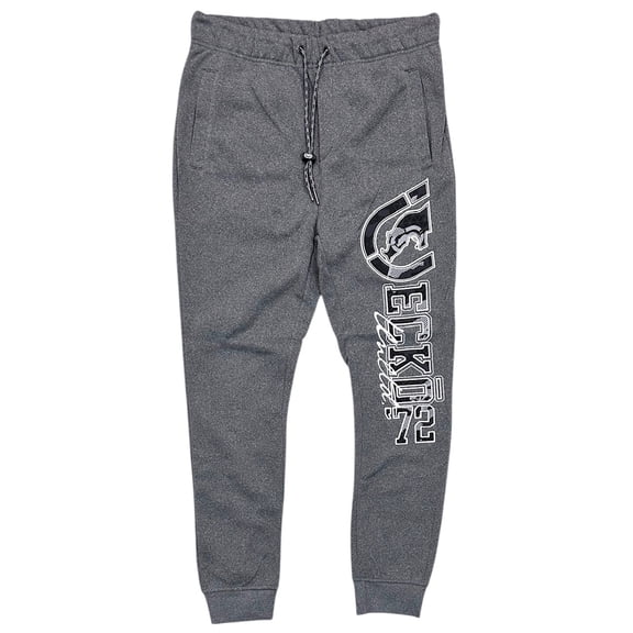 Ecko Unltd Men's Sweatpants Embroidered Since '72 Fleece Jogger (XX-Large, Grey Marled)