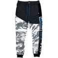 thumbnail image 1 of Ecko Unltd Men's Sweatpants Marble Coloblock Panel Stitched Fleece Jogger (X-Large, Charcoal Heather/White), 1 of 5