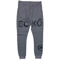 thumbnail image 1 of Ecko Unltd Men's Sweatpants Puff Print Heather Fleece Jogger (XXX-Large, Grey Marled Heather), 1 of 3