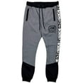 thumbnail image 1 of Ecko Unltd Men's Sweatpants Side Logo Tape Strip Marled Heather Fleece Jogger (Medium, Grey Marled), 1 of 4