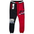 thumbnail image 1 of Ecko Unltd Men's Sweatpants Split Panel World Famous Fleece Jogger (XX-Large, Red/Charcoal Heather), 1 of 2