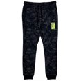 thumbnail image 1 of Ecko Unltd Men's Sweatpants Tropical Print Striped Side Tape Fleece Jogger (Small, Black), 1 of 5