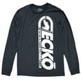 thumbnail image 1 of Ecko Unltd Men's T-Shirt Metallic Puff Print Charcoal Heather Long Sleeve Tee (Medium, Charcoal Heather), 1 of 3