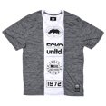 thumbnail image 1 of Ecko Unltd Men's T-Shirt Puff Print Colorblock Spacedye Crewneck Tee (XX-Large, Grey/White), 1 of 5