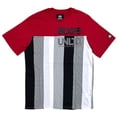 thumbnail image 1 of Ecko Unltd Men's T-Shirt Vertical Striped Print Puff Print Logo Short Sleeve Tee (X-Large, True Red), 1 of 4