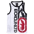 thumbnail image 1 of Ecko Unltd Men's Tank Top Puff Print Vertical Logo Sleeveless Tee T-Shirt (Large, White), 1 of 2