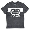thumbnail image 1 of Ecko Unltd Men's V-Neck T-Shirt Classic Puff Print Logo Black Short Sleeve Tee (Medium, Black Marled), 1 of 2