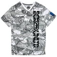 thumbnail image 1 of Ecko Unltd Men's V-Neck T-Shirt Hawaiian Tropical Floral Short Sleeve Tee (Small, White Camo), 1 of 3