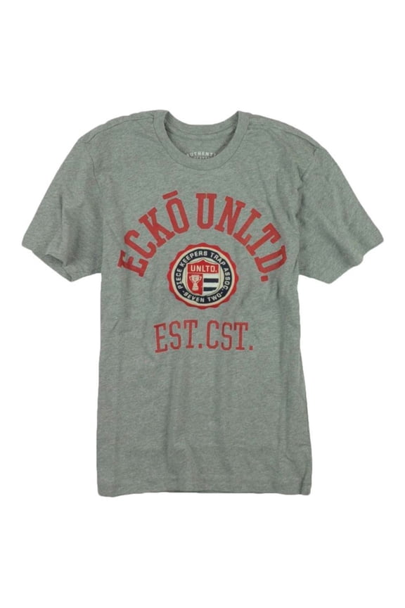 Mens Arch Logo Better Embellished T-Shirt, Grey, X-Small