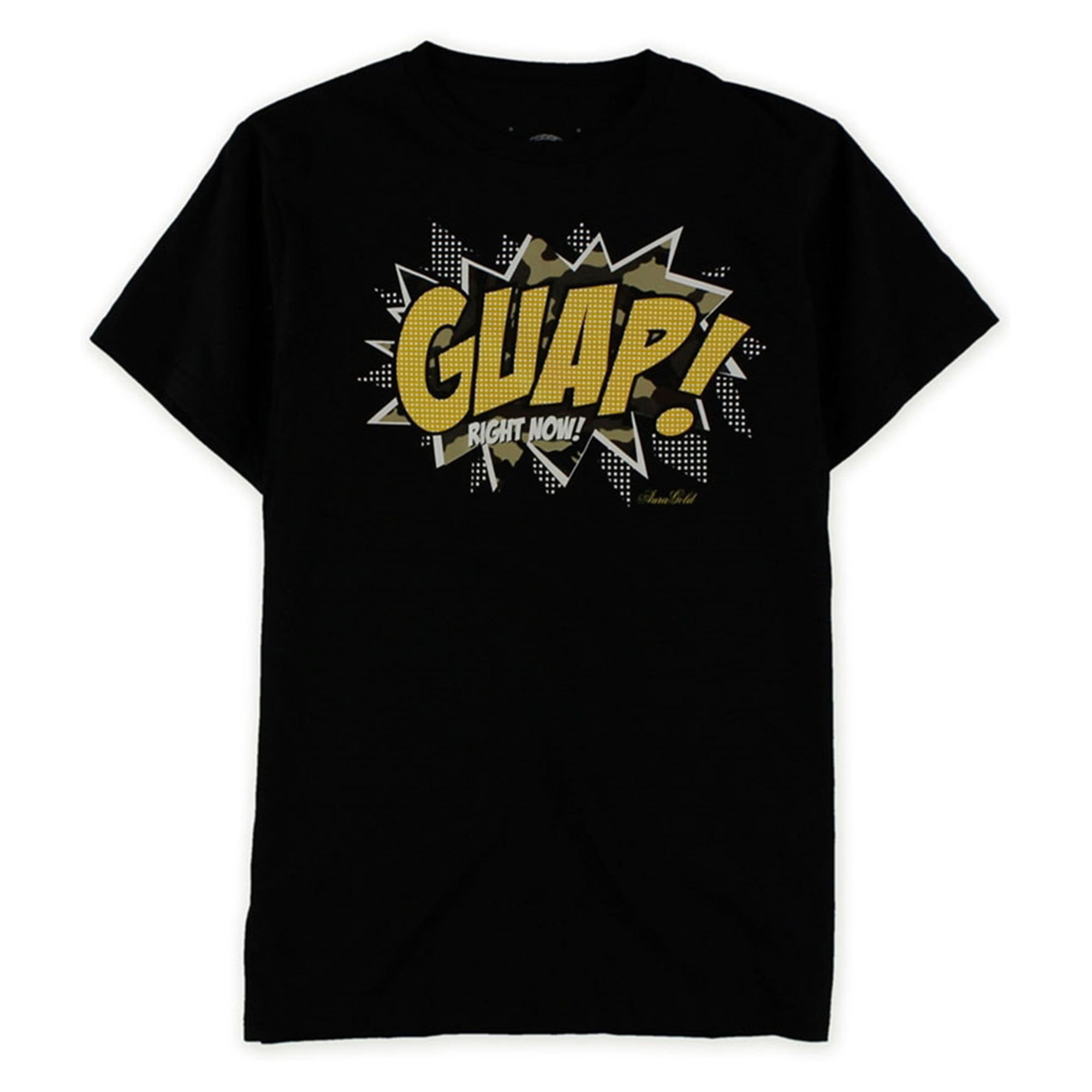 Ecko Unltd T shirt - Mens Large Graphic Logo Gold And Black