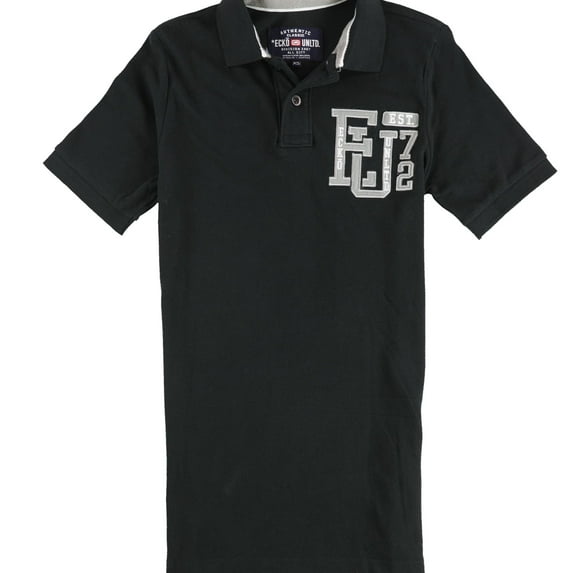 Ecko Unltd. Mens Left Chest Eu 72 Polo Shirt, Black, X-Small