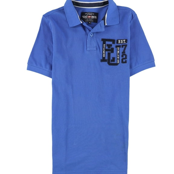 Ecko Unltd. Mens Left Chest Eu 72 Polo Shirt, Blue, X-Small