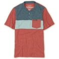 thumbnail image 1 of Ecko Unltd. Mens Nep Colorblock Henley Shirt, Red, X-Small, 1 of 1